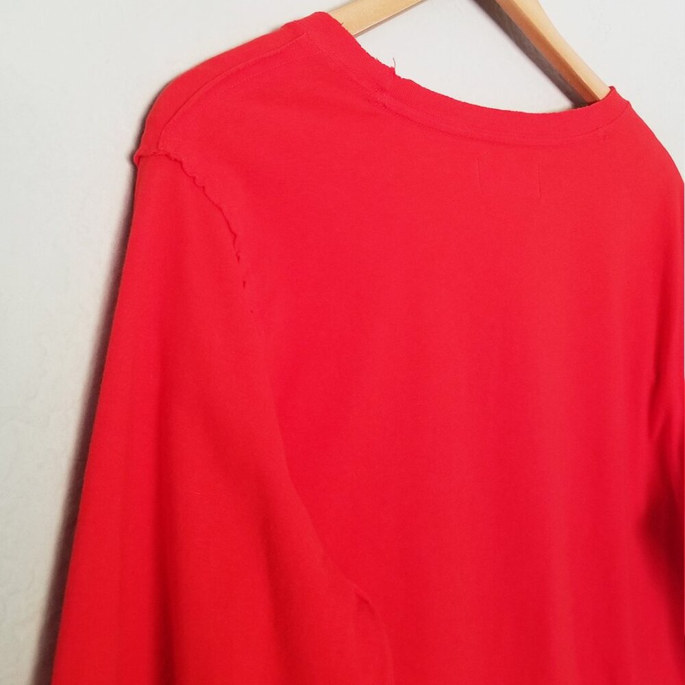 We The Free Red Cropped Long Sleeve Tee - Picture 14 of 15